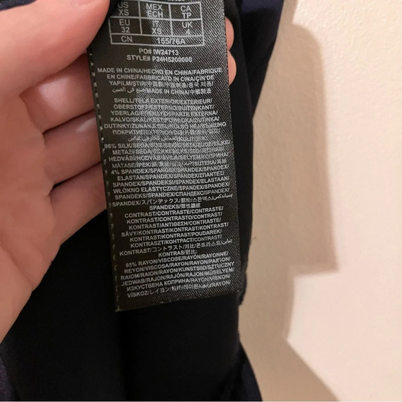 Guess Navy Blue Silk  Bodysuit - Picture 9 of 10